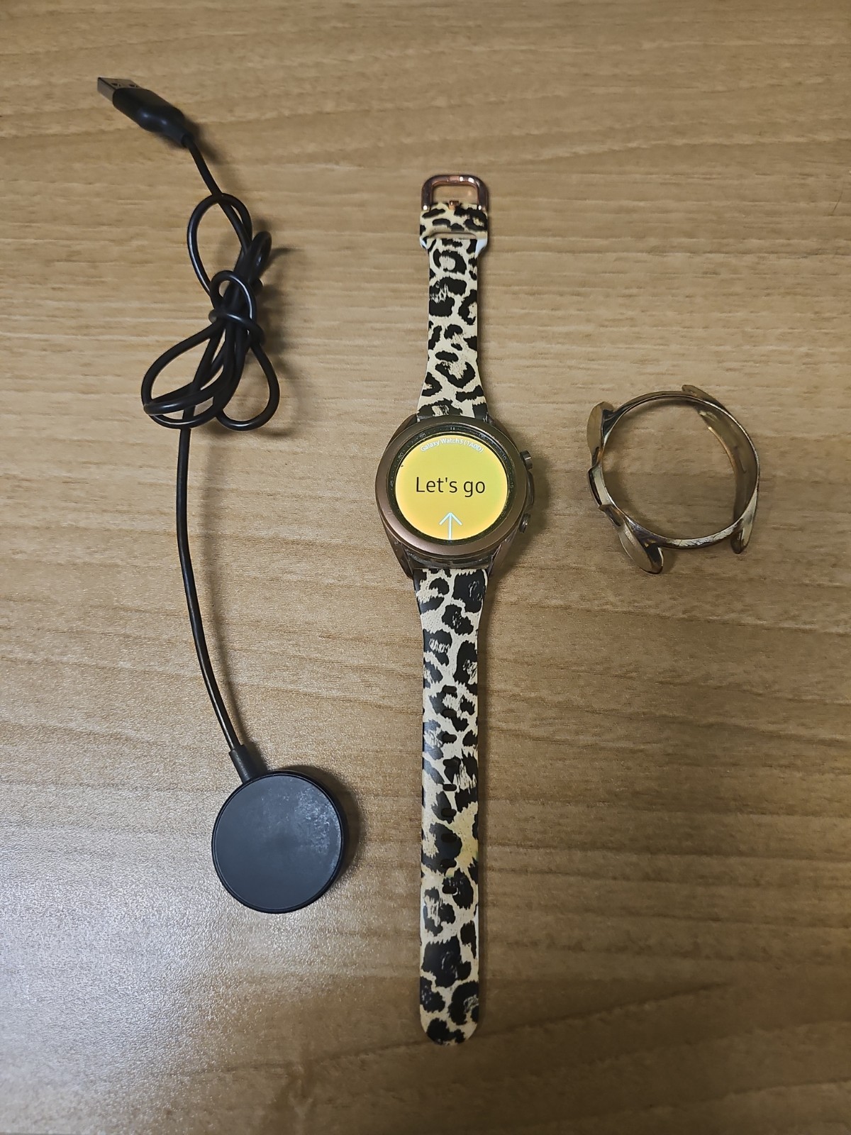 Samsung Galaxy Watch3 SM-R855 41mm Stainless Steel Case with Cheetah Band