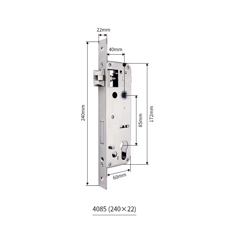 Various mortises of smart locks