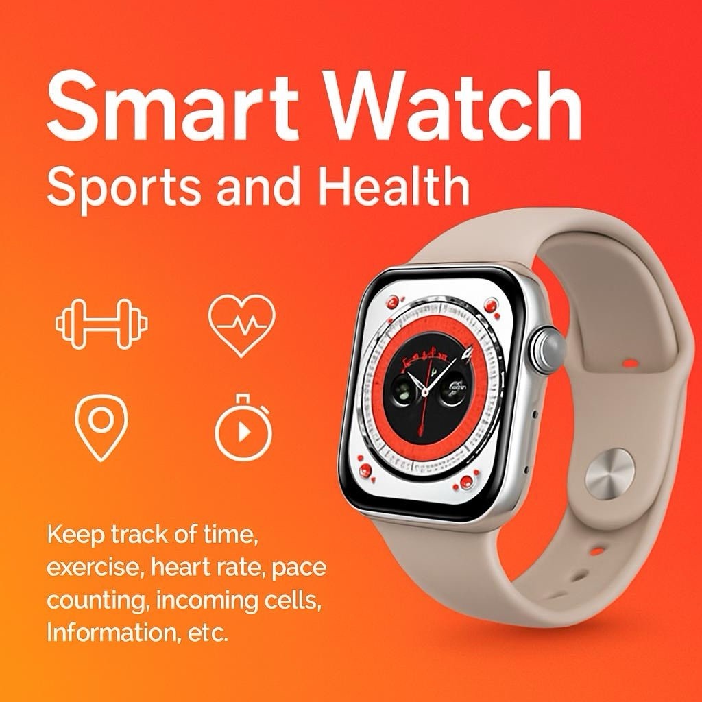 Smart Watch Fitness& Health Tracker iPhone & Android