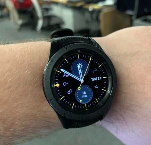 Samsung Galaxy Watch4 Classic SM-R880 42mm Stainless Steel Case with Ridge-Sport