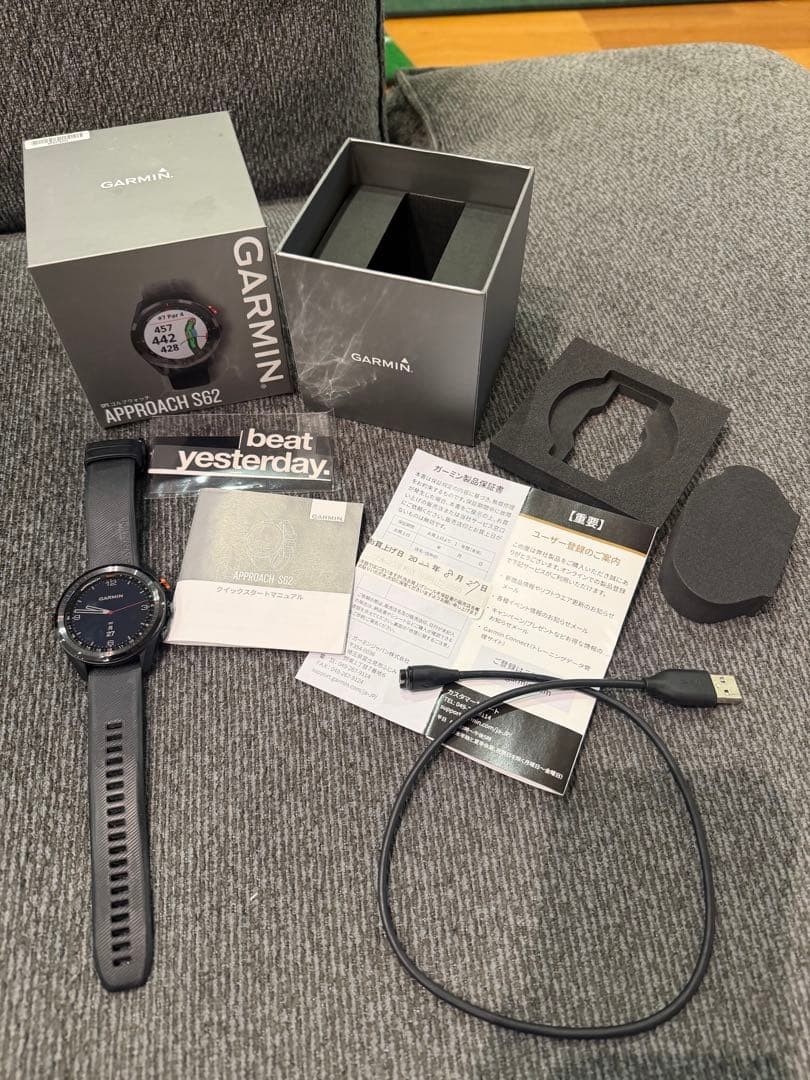 Garmin Approach S62 Golf Smartwatch Black GPS High-Visibility Display