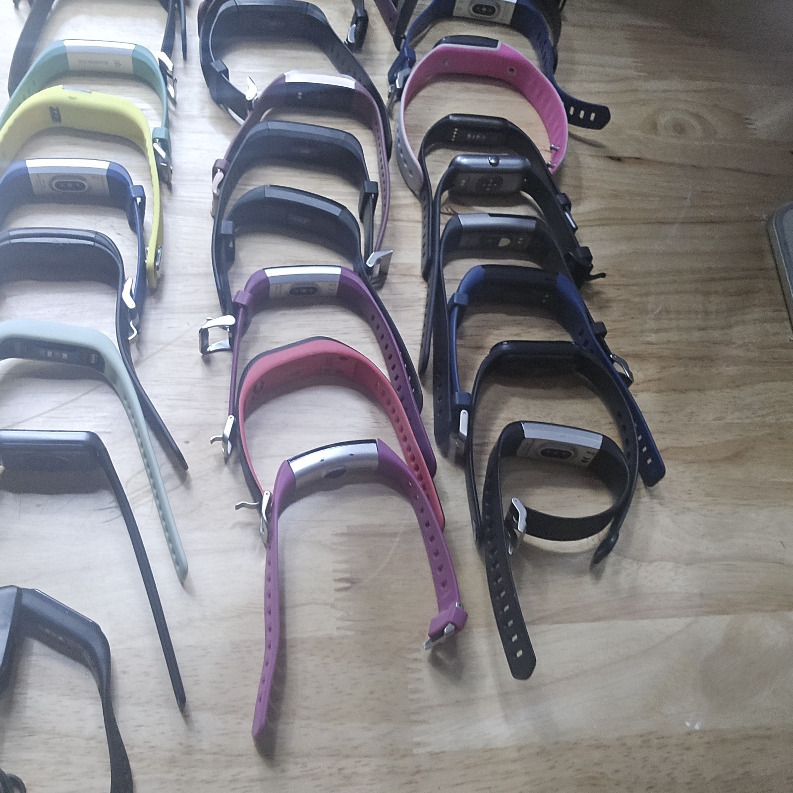 Lot of 30 Fitness Trackers Fitbit Garmin iFitness BiggerFive Vivosmart HR+