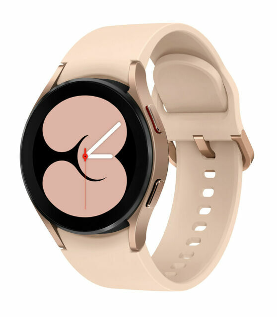 Samsung Galaxy Watch4 SM-R865 40mm Aluminum Case with Sport Band – Pink Gold…