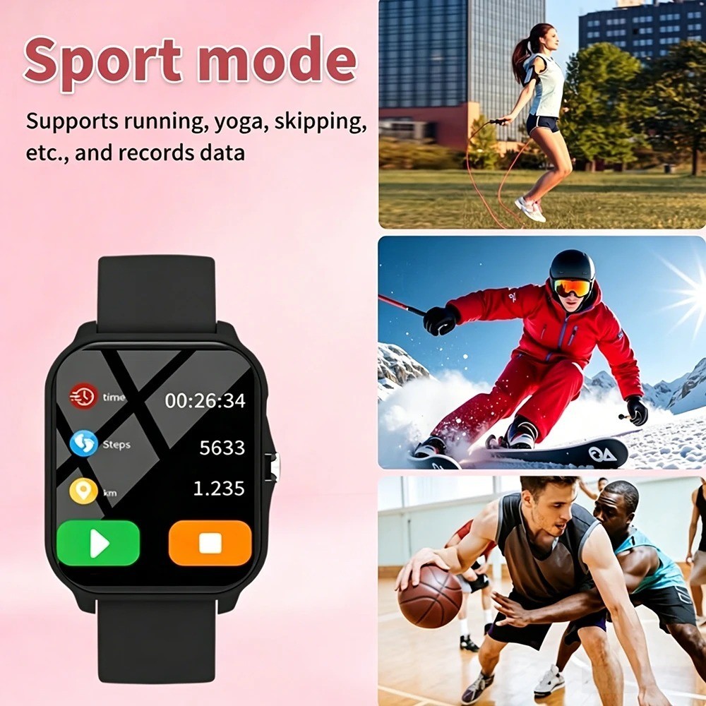 2026 Smart Watch Men/Women, Waterproof Smartwatch Bluetooth For iPhone Samsung