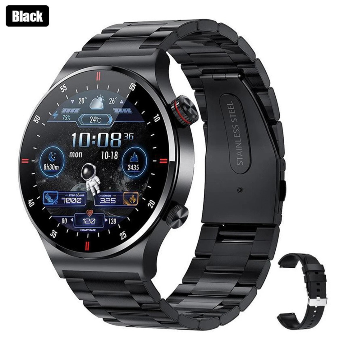 Smart Watch For Men Bluetooth Call Fitness Tracker IP67 Waterproof iOS Android