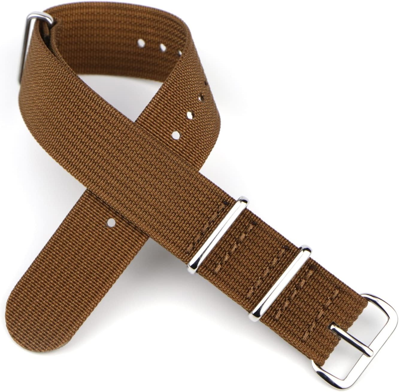Case For Men’s Watch 18mm 19mm 20mm 22mm Premium Military Ballistic Nylon Strap