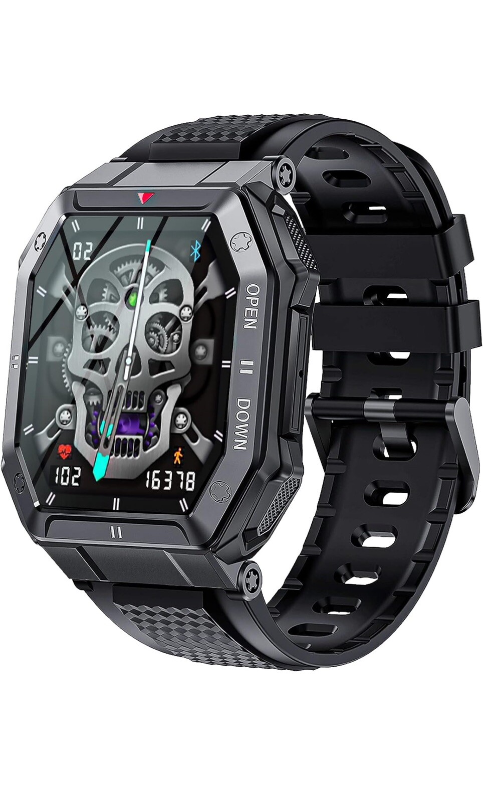 Smartwatch Tactical Fitness Activity Tracker Waterproof for Samsung Galaxy A12