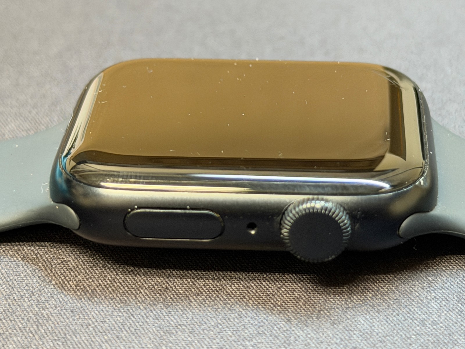 GPS Only Apple Watch SE 3 44MM Midnight Aluminum Blue Sport Band – BH 100%