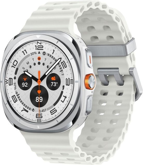 SAMSUNG WATCH ULTRA WHITE W/ GREY BAND AFTERMARKET