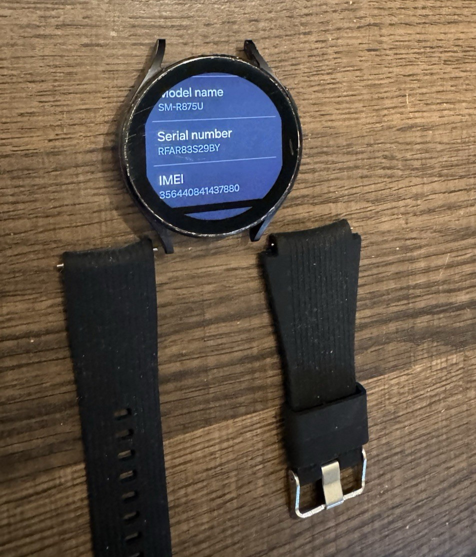 Samsung Galaxy Watch 4 SM-R875U 44mm Black (LTE) Unlocked Good