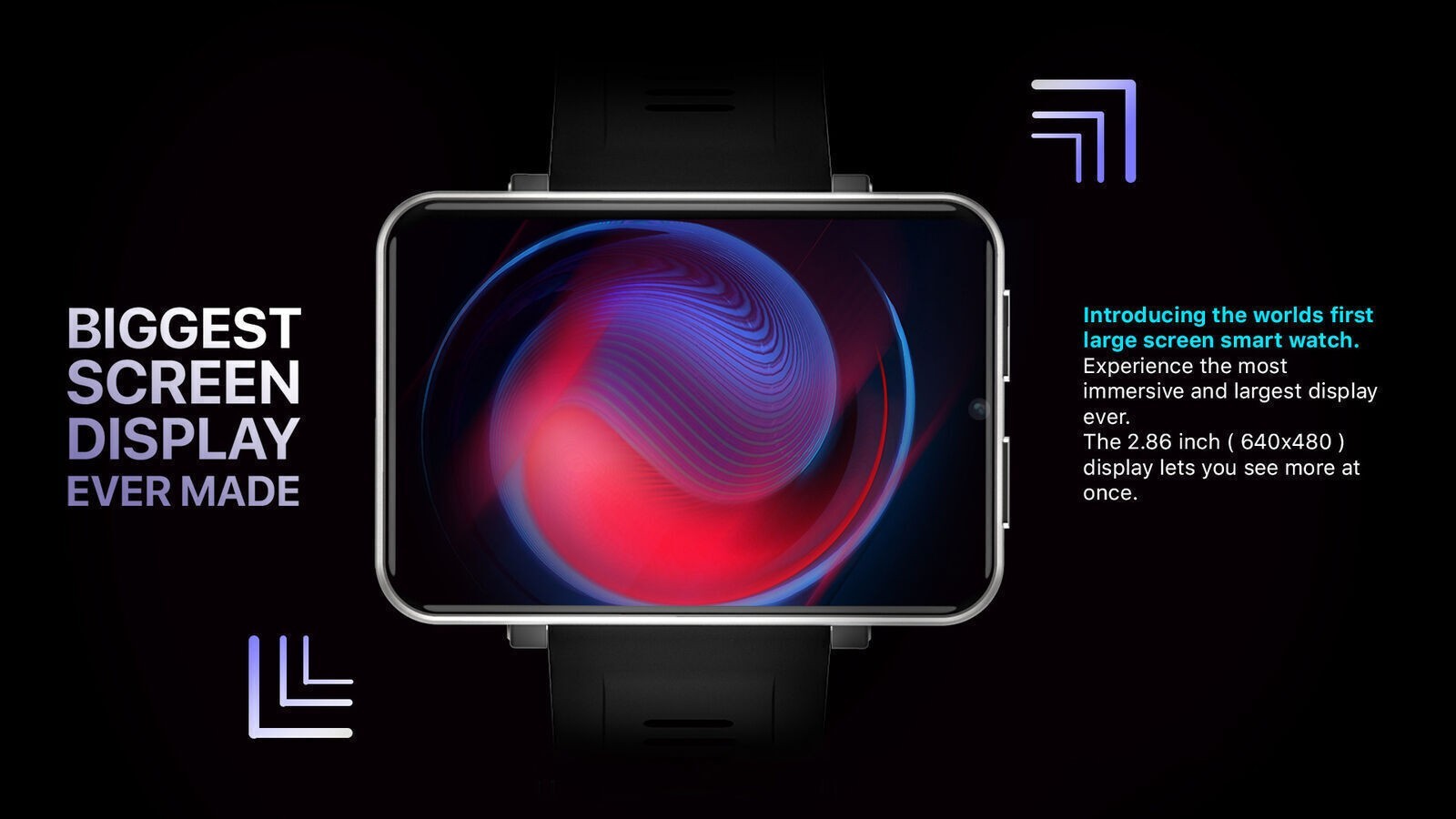 2.86inch DM100 4G LTE Smart Watch 7.1 Phone GPS WIFI Camera 16GB/32GB Smartwatch