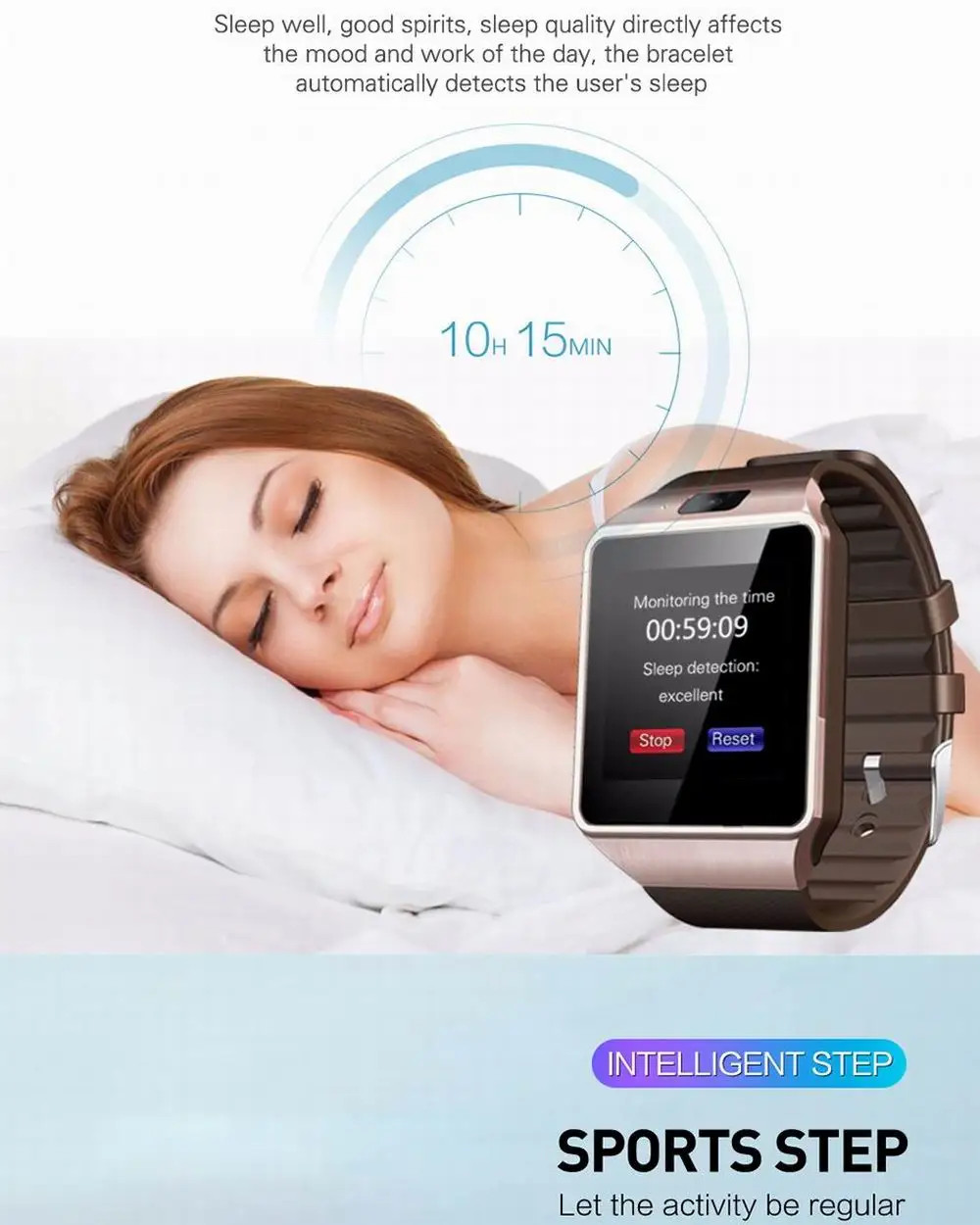 DZ09 Smart Watch with Touch Screen, Camera, Bluetooth, SIM Card Support