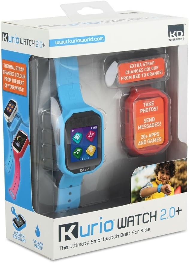 Kurio kids 2.0 NEW in box Smartwatch Blue and Red built for kids