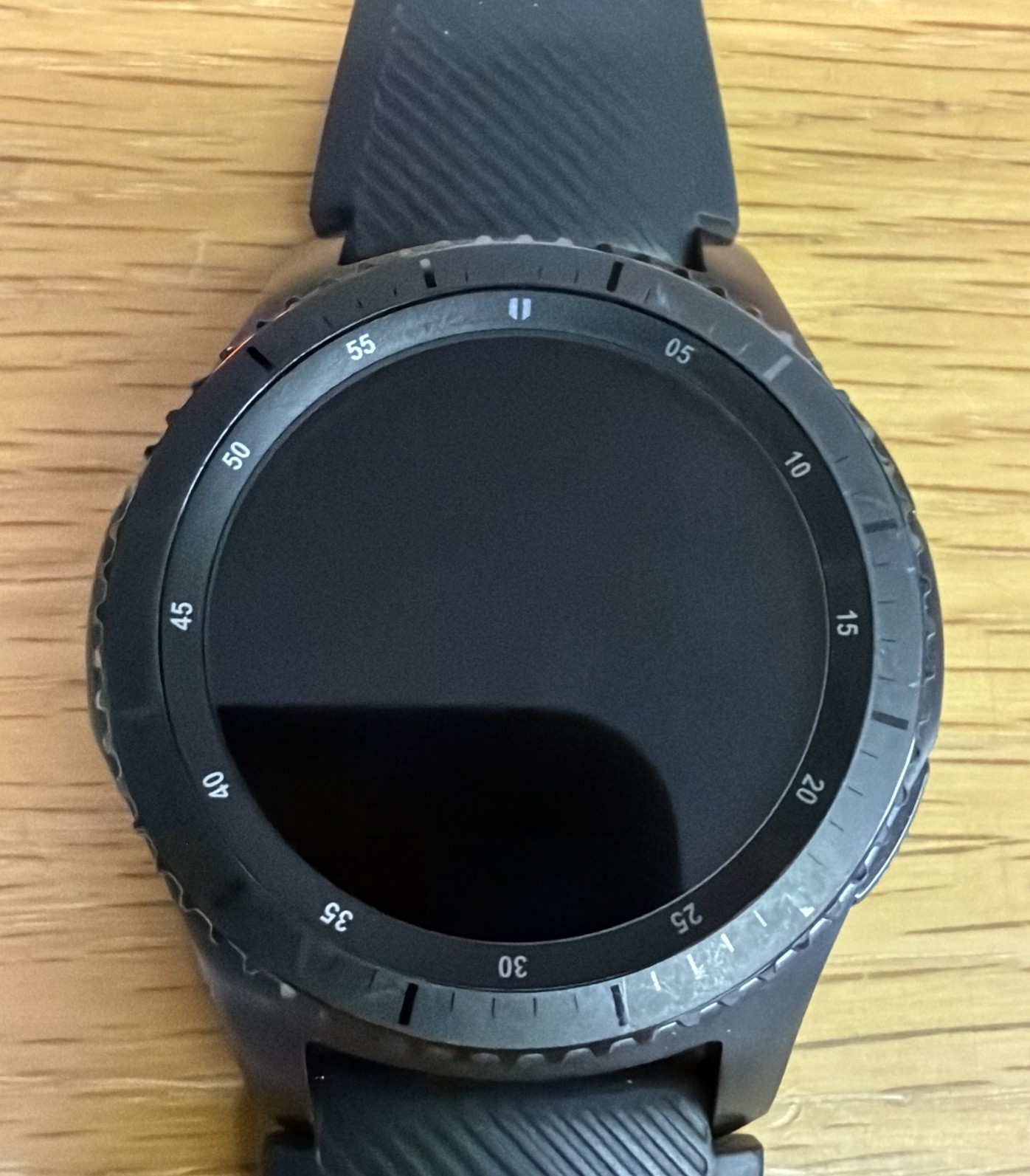 Samsung Gear S3 Frontier Stainless Steel Smart Watch Black & Accessories