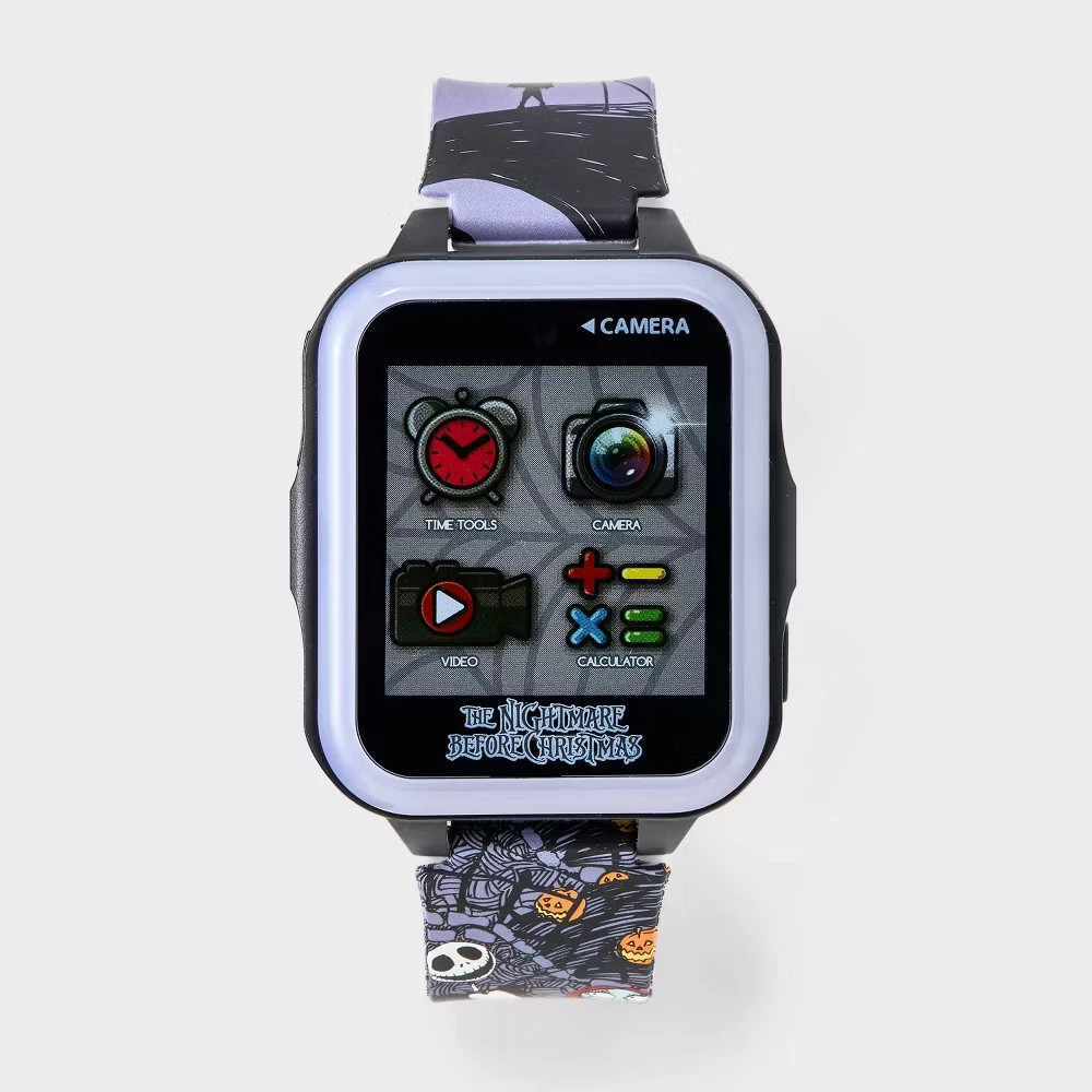 Nightmare Before Christmas Touchscreen Kids Smart Watch Silicone Strap & 6 Games