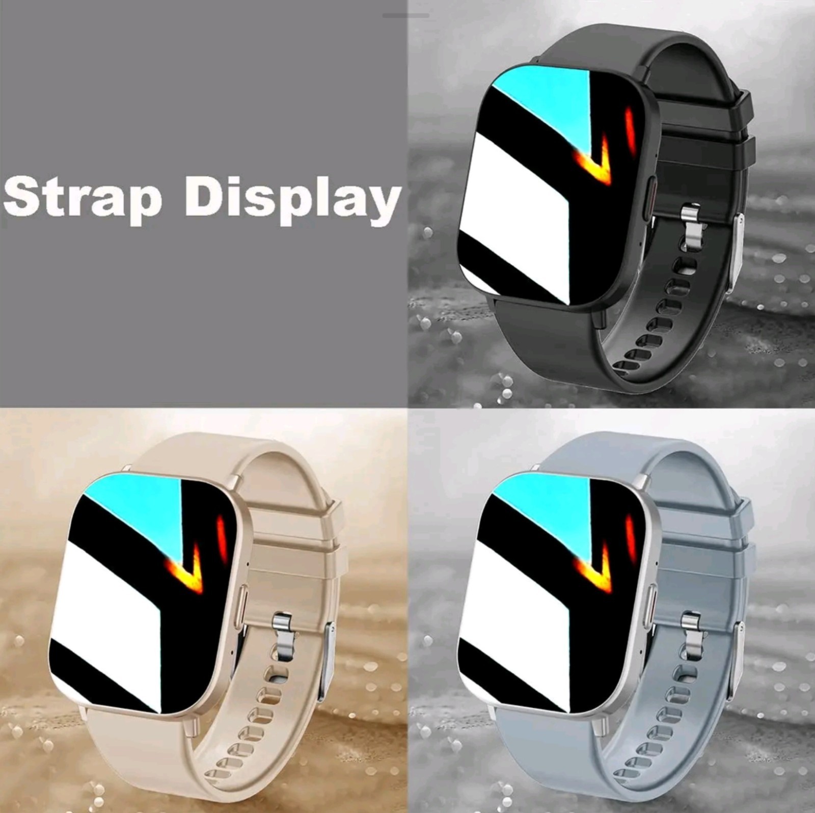 2.01 Inch Smartwatch, HD Wireless Call 100+ Sport Mode Smartwatches, Full Touch