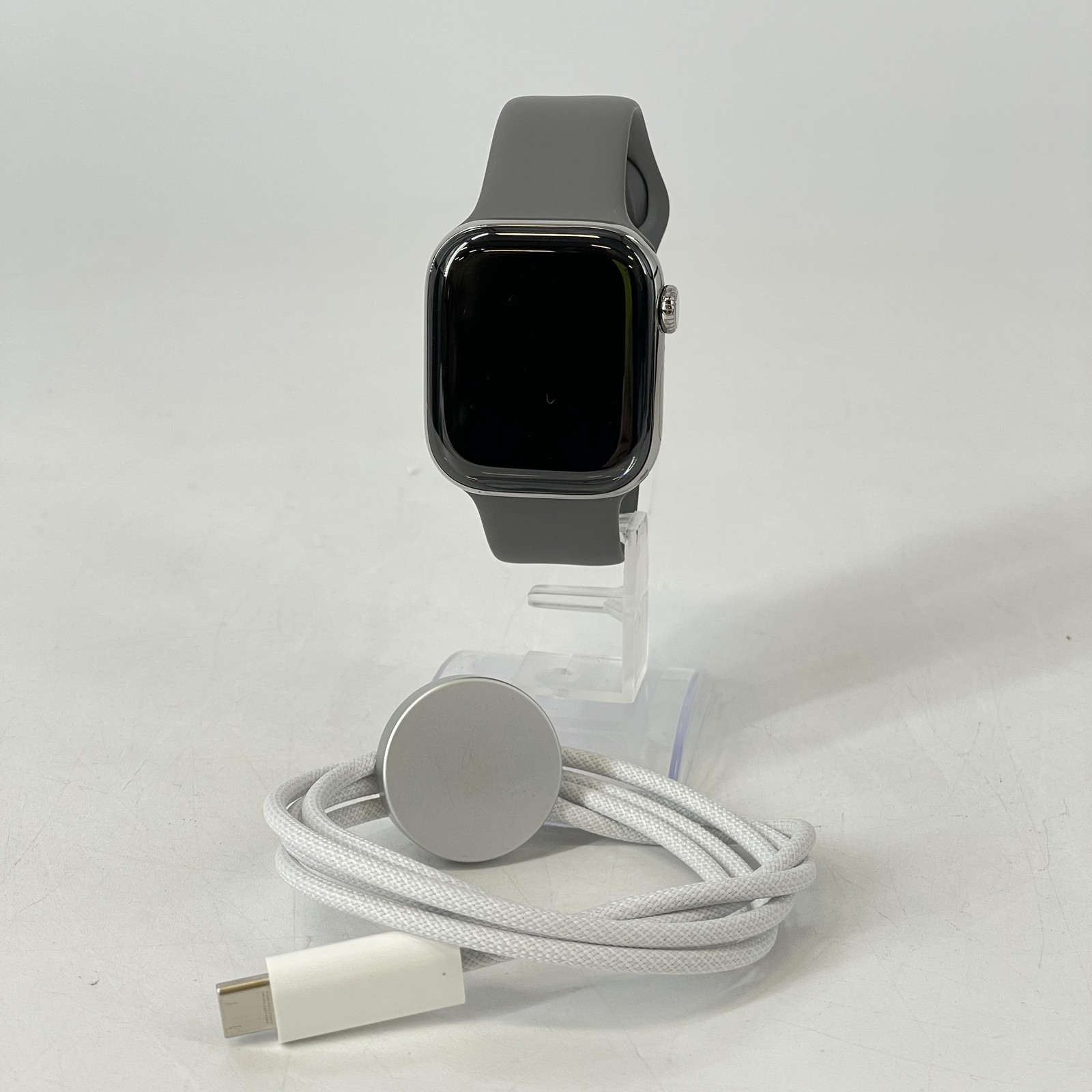 Apple Watch (Series 10) 42mm Natural Titanium (LTE) w/ Sport Band – Very Good