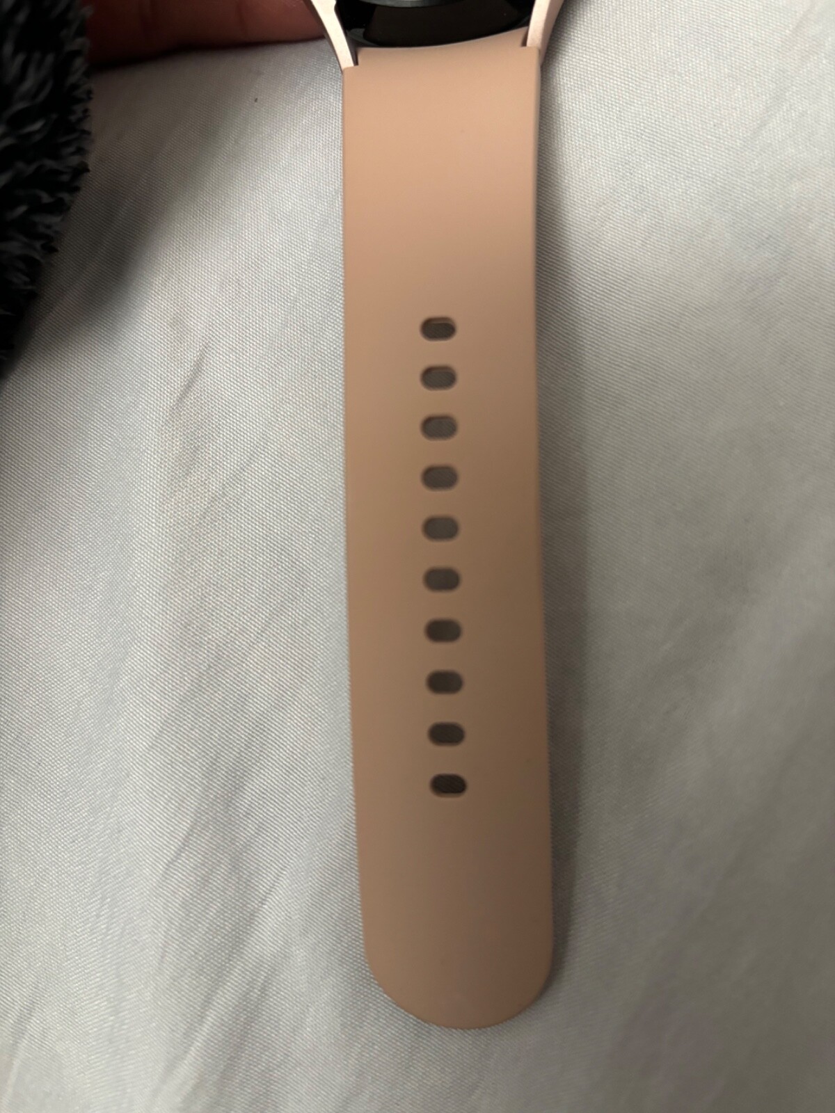 Samsung Galaxy Watch4 SM-R865 40mm Aluminum Case with Sport Band – Pink Gold…