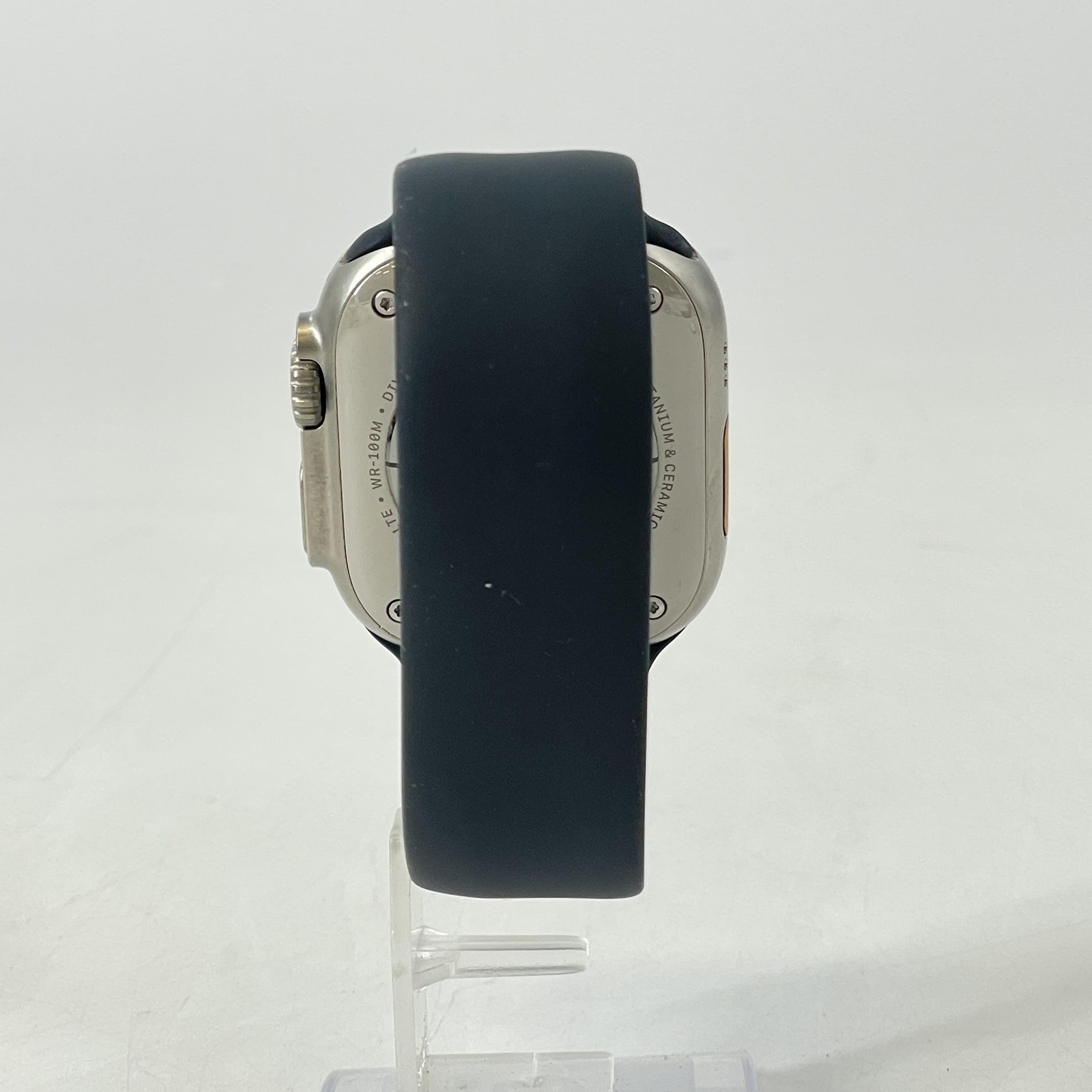 Apple Watch (Ultra) 49mm Titanium (LTE) w/ Black Solo Loop Band – Good Condition