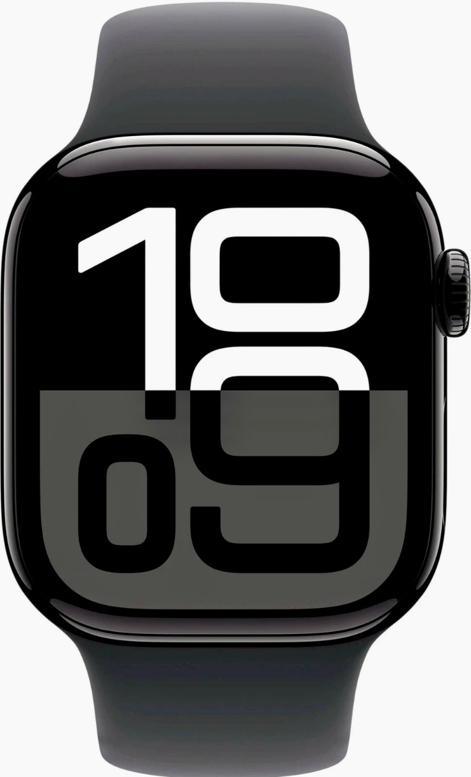 Apple Watch Series 10 (GPS) 46mm w Sport Band M/L Jet Black MWWQ3LW/A New In Box