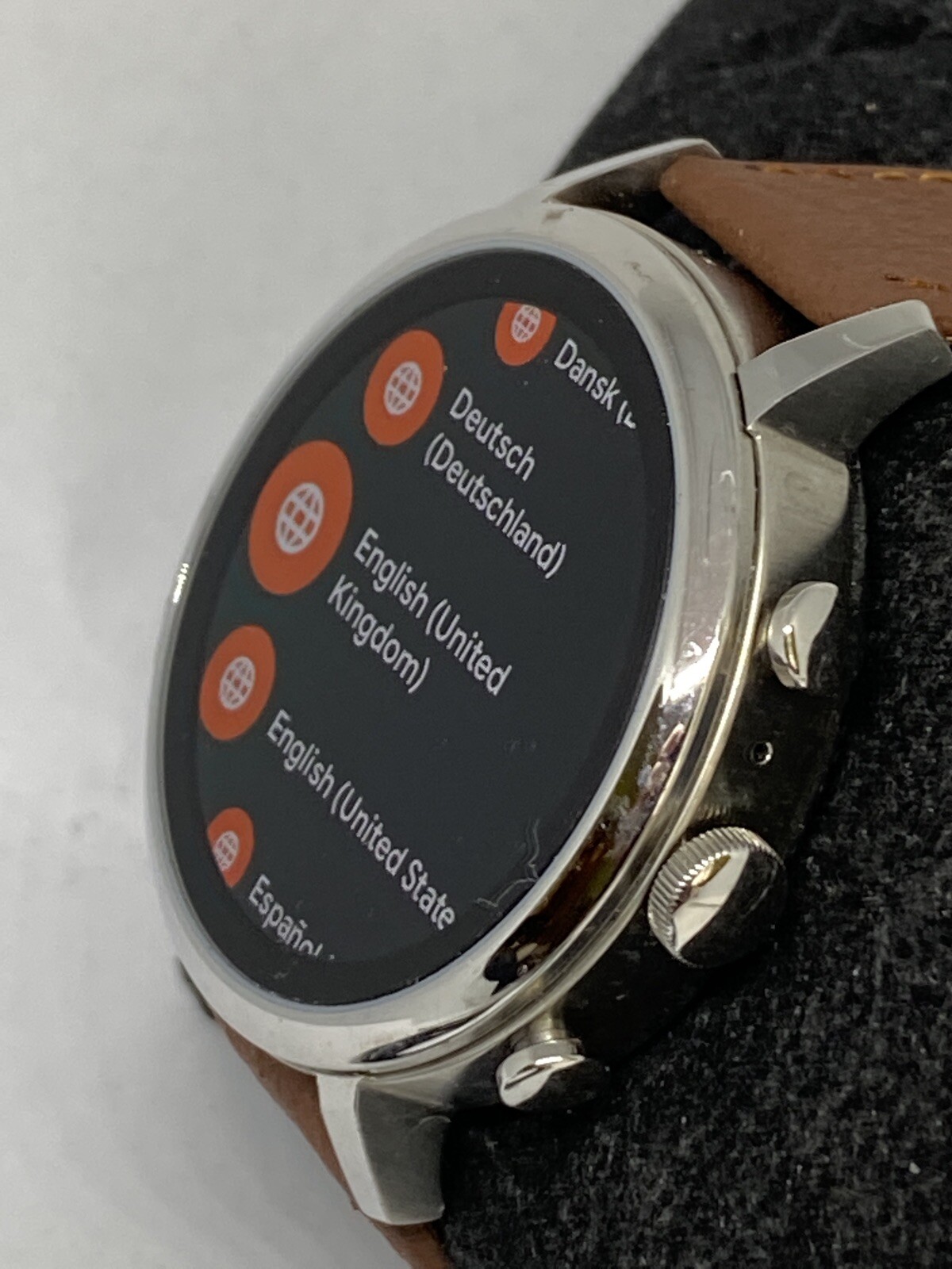Fossil Gen 4 Authentic Digital Dial Smart Watch Custom Band FTW6017 LT314