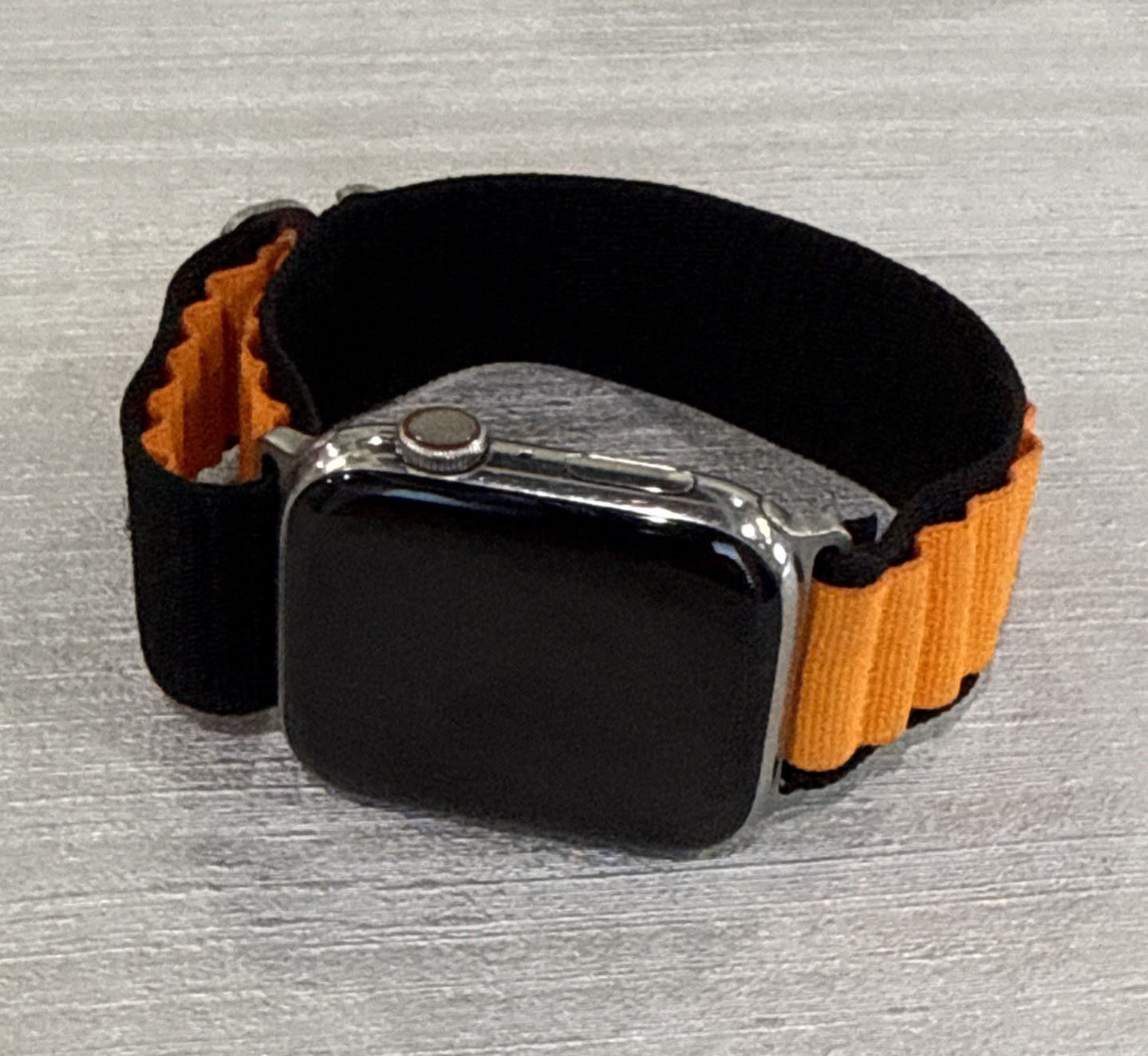 Apple Watch Series 6 42mm Stainless Steel Silver Case Loop Band GPS LTE Unlocked