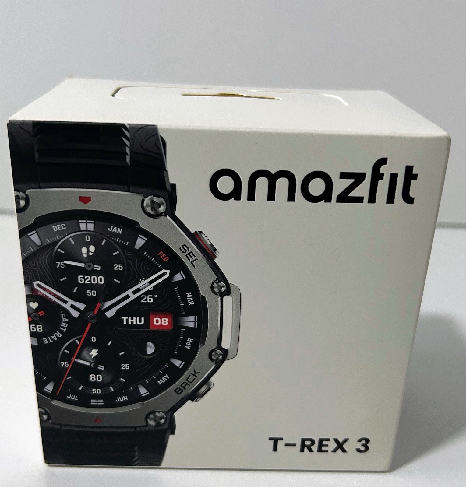 *NEW* Sealed Amazfit T-Rex 3 48.5mm Fitness Smart Watch Voice Control Onyx Black