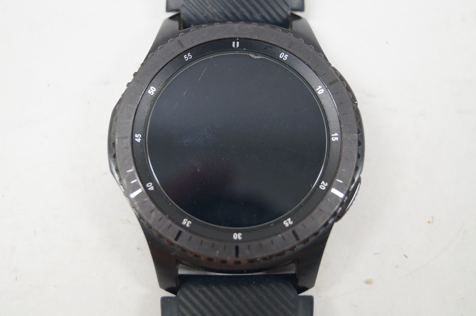 Samsung Gear S3 Frontier SM-R760 316L 46mm Bluetooth Wi-Fi Untested PoR B231