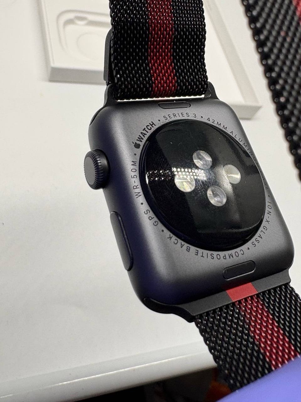 Apple Watch Series 3: 42MM Aluminum with Box