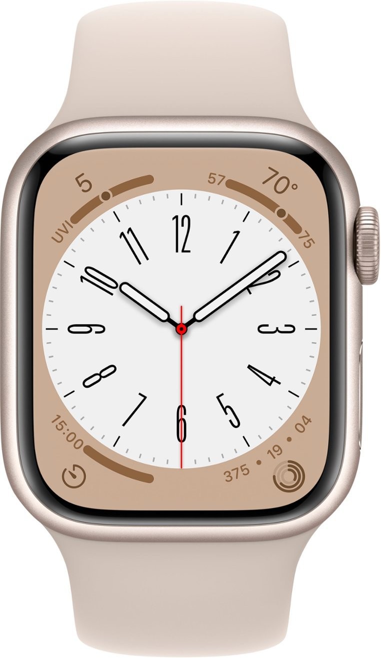 Apple Watch Series 8 GPS + LTE 41MM Starlight Aluminum Case Starlight Sport Band