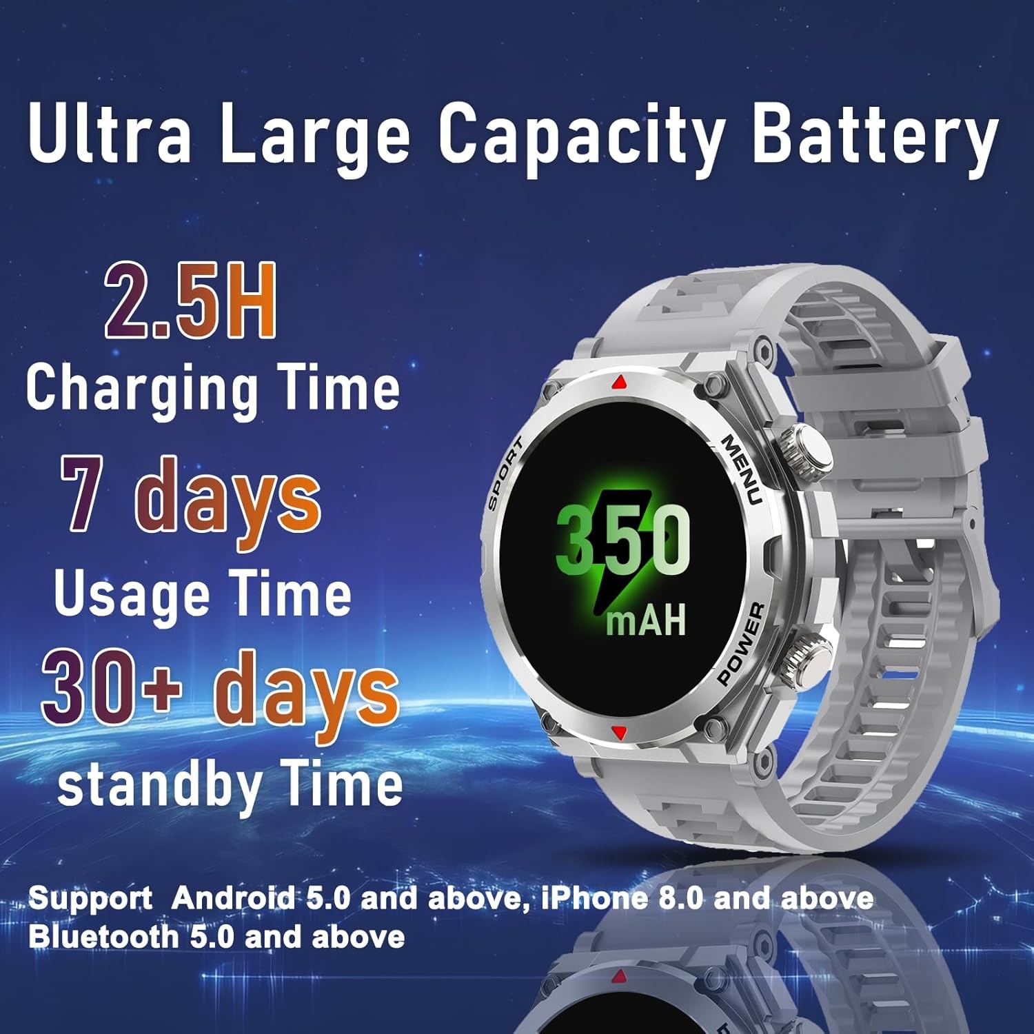 Smart Watch Men Women,2023 Fitness Tracker 1.52”IPS Touch Screen Smartwatch Fit