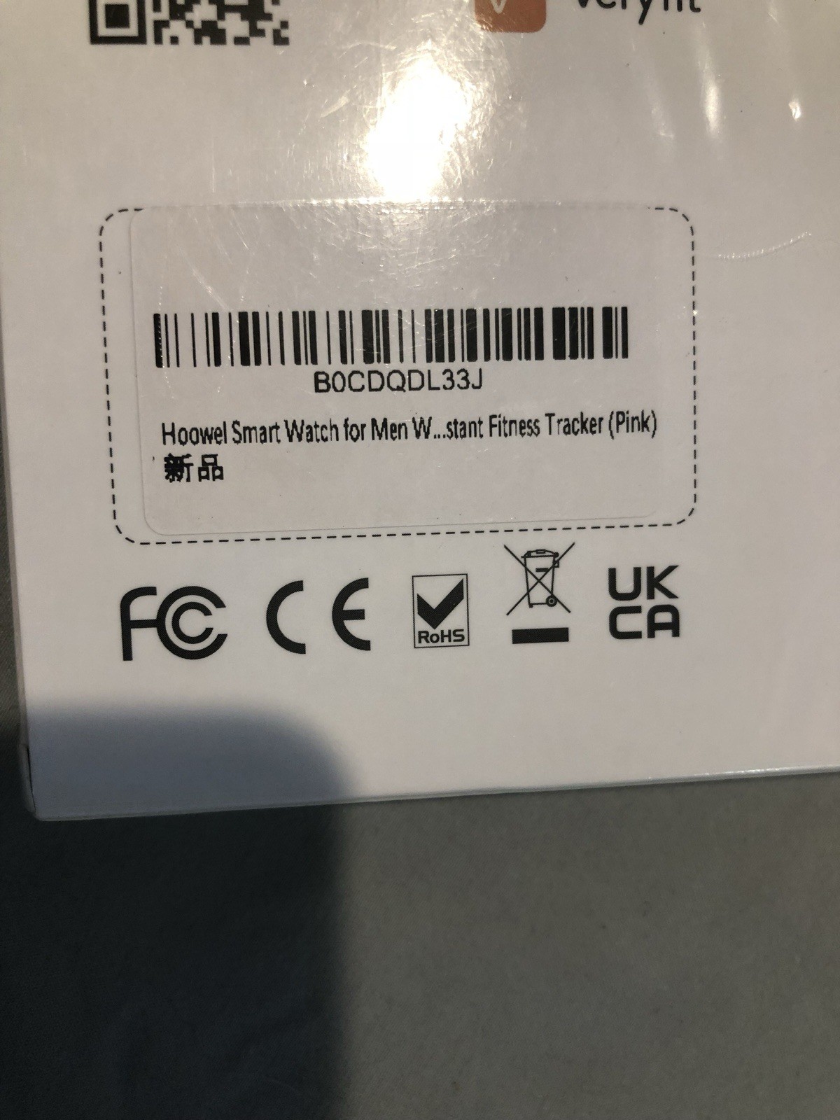 Pink Smart Watch Fitness Tracker Built in Alexa NEW Men & Women
