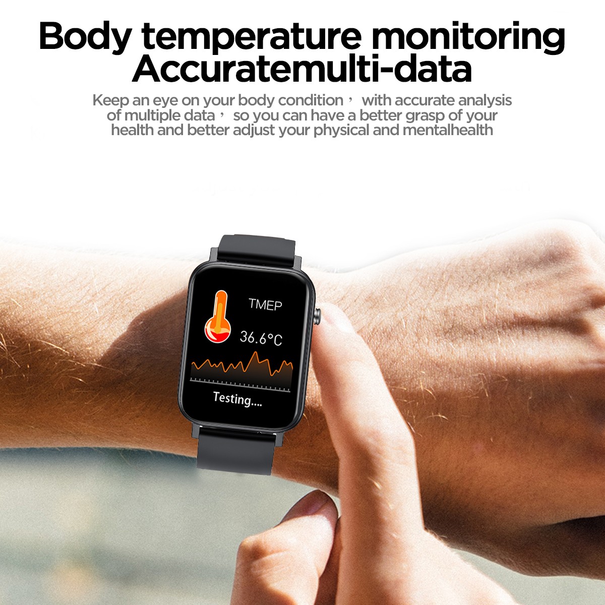 Smart Watch for Men Women Bluetooth Call Blood Oxygen Heart Rate Fitness Tracker