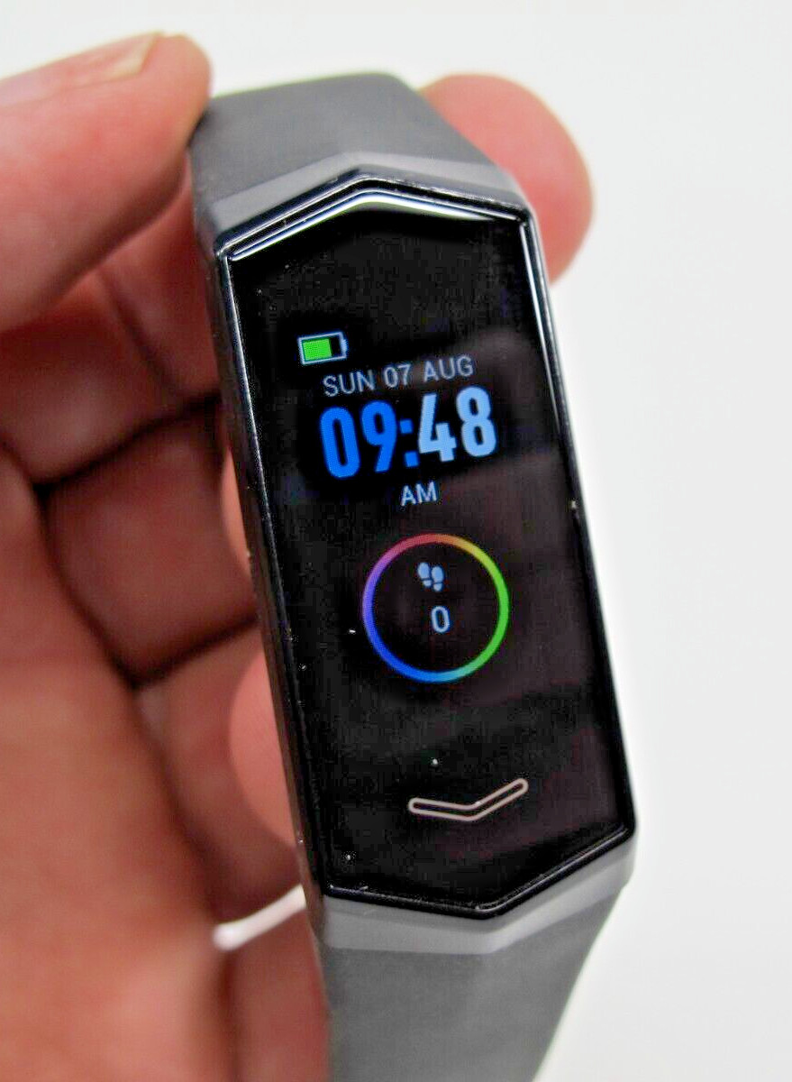 Kore 2.0 Smart Watch Fitness Tracker Heart Monitor Step Tracker Black