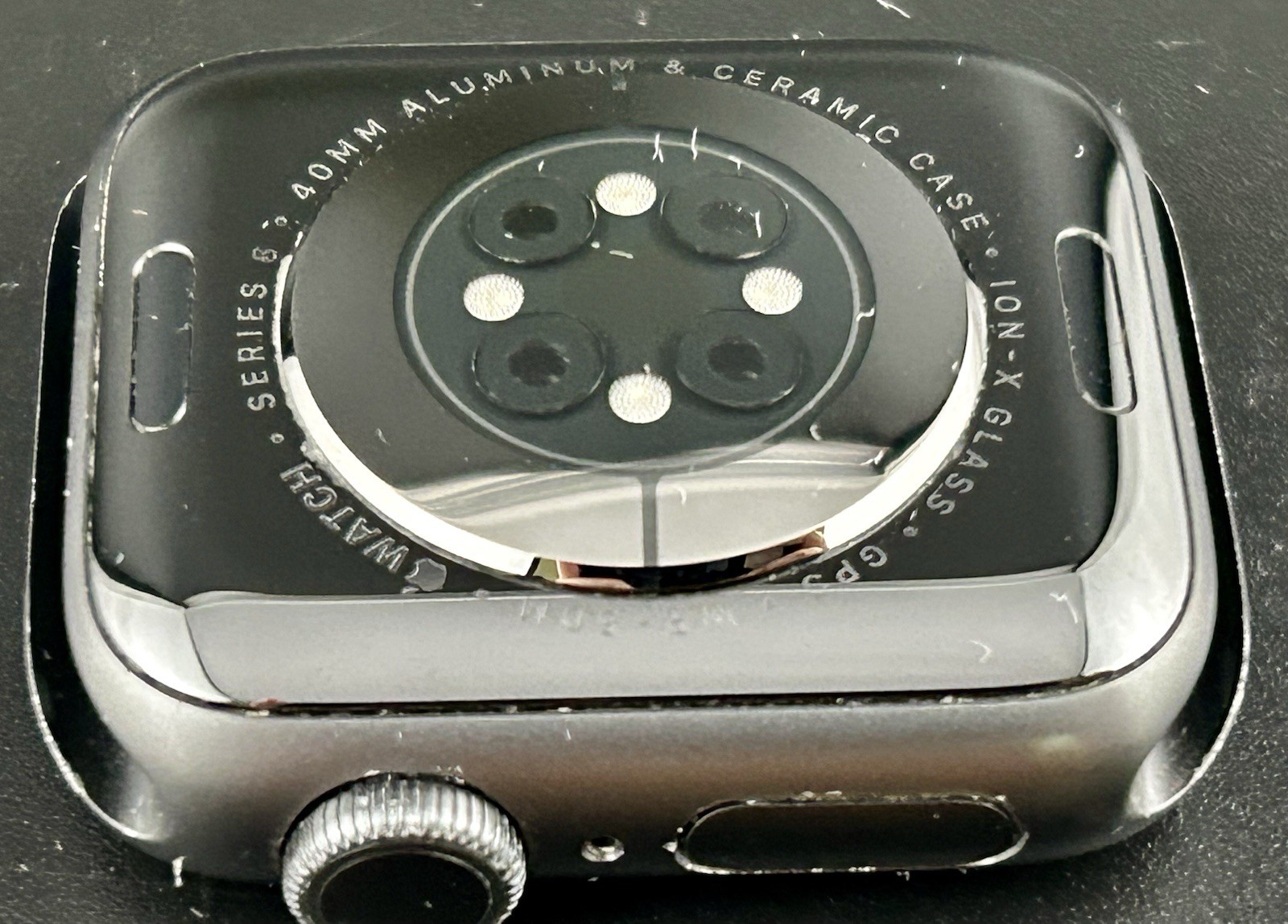 Apple Watch Series 6 40MM A2291 Black – Stainless Steel Silver/Gold