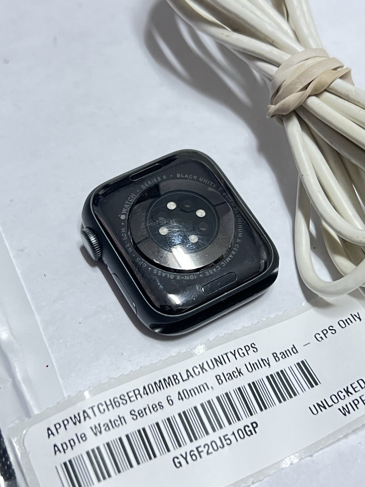 Apple Watch Series 6 40MM (GPS ) aluminum- Black – A2293