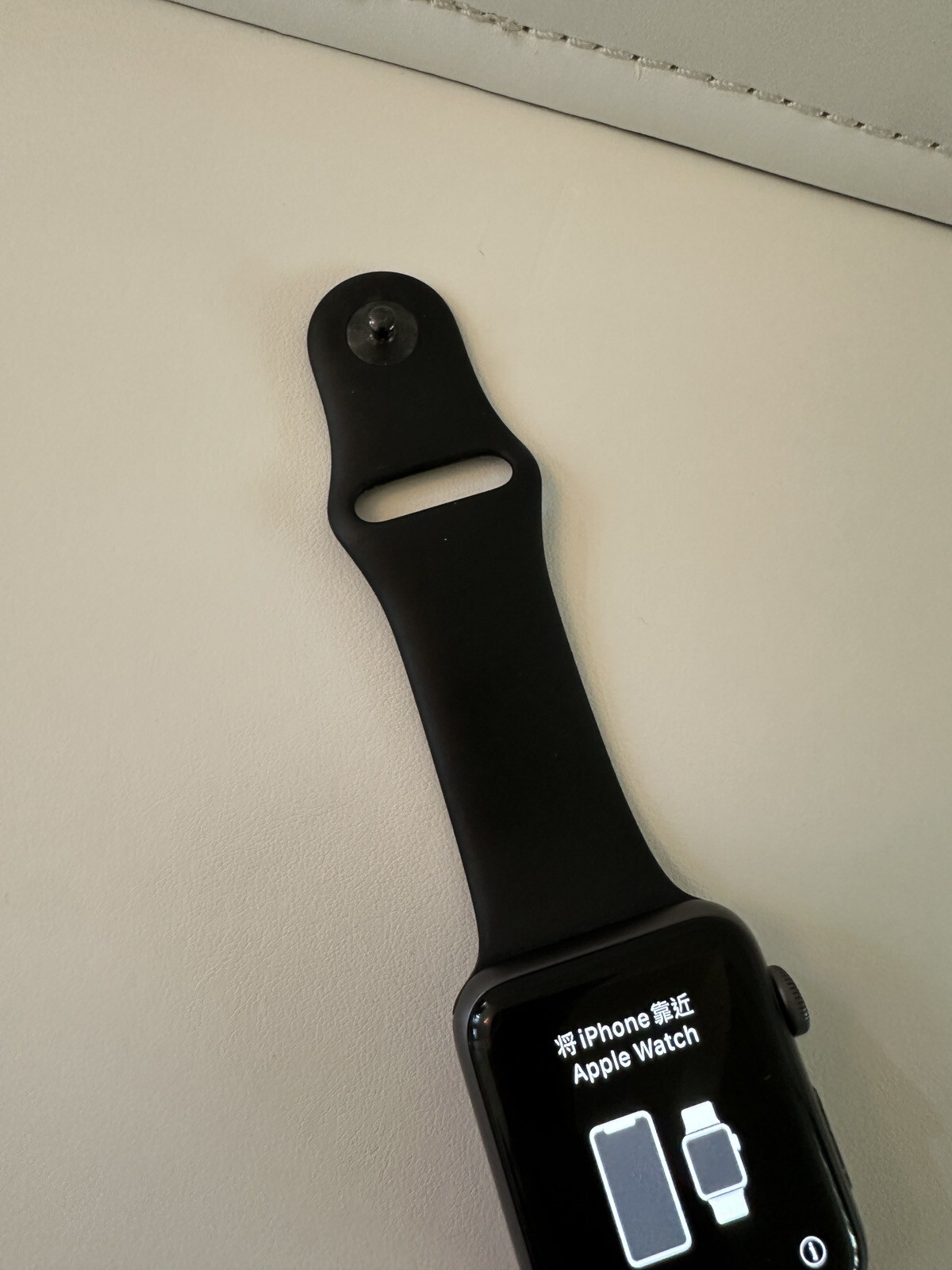 Apple Watch Series 3 42mm Space Gray Aluminum Black Sport Band Used A1859 (GPS)