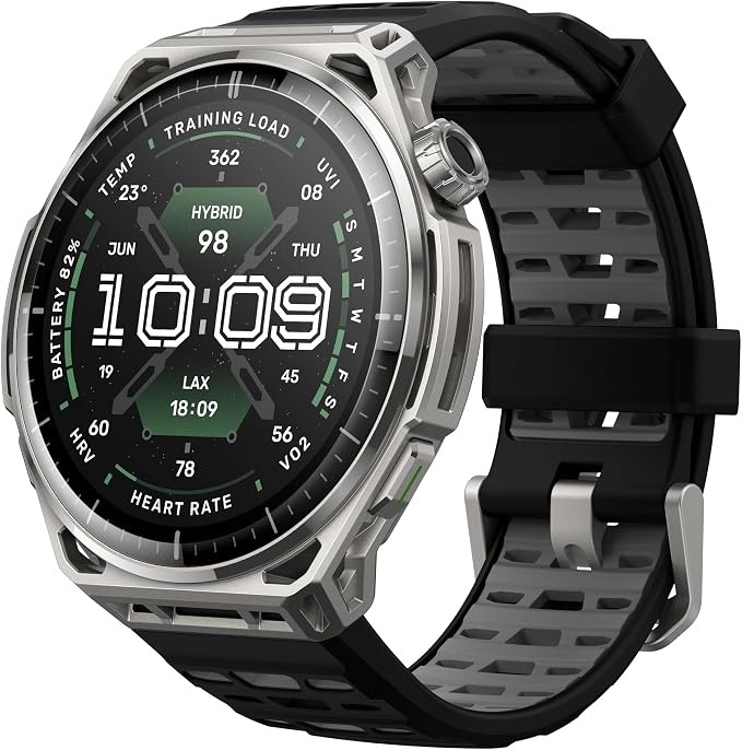 Amazfit Balance 3 Smartwatch AMOLED GPS 10ATM 21-Day Battery 180 Sports Black