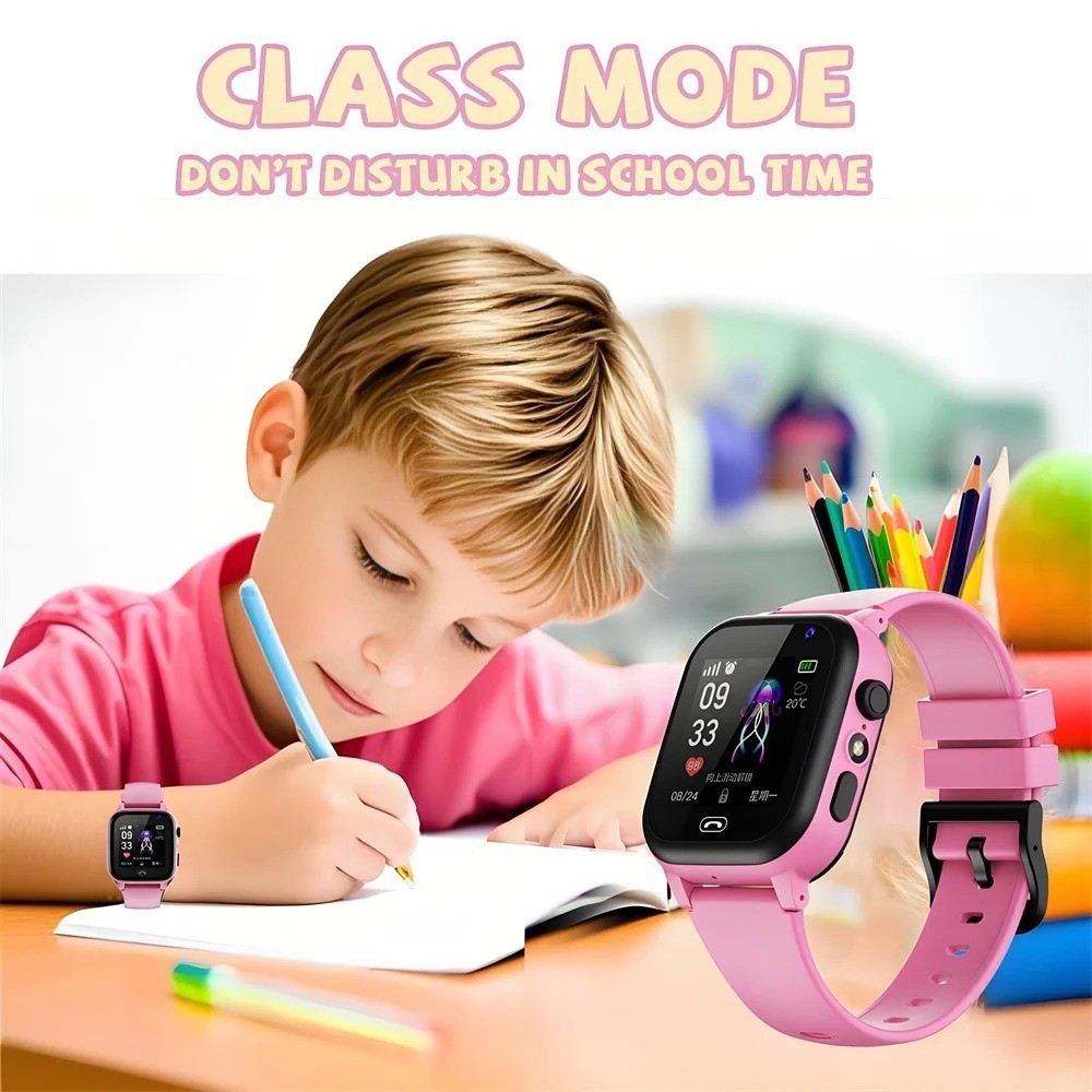 Kids 4G Smart Watch Phone GPS SOS Video Call Waterproof Tracker for Boys Girls