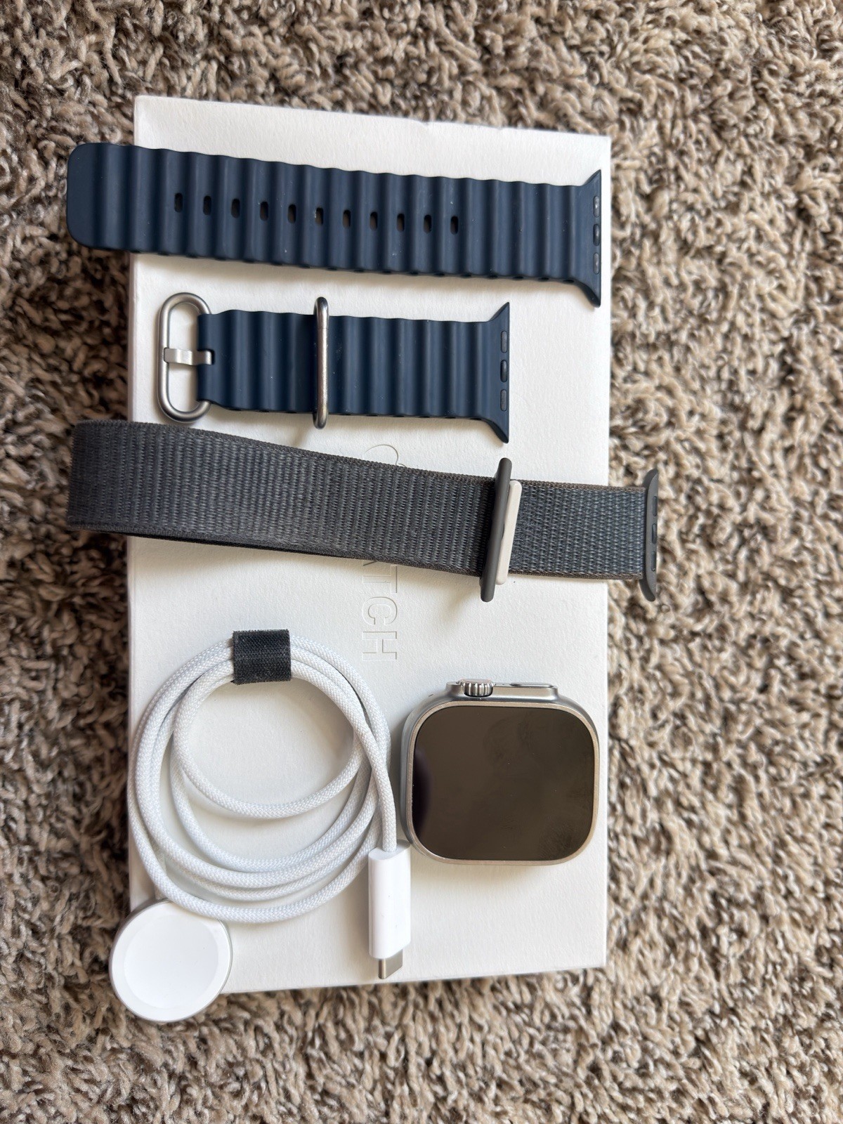 Apple Watch Ultra 2 Titanium Silver Case – Multiple Bands – GPS 32GB