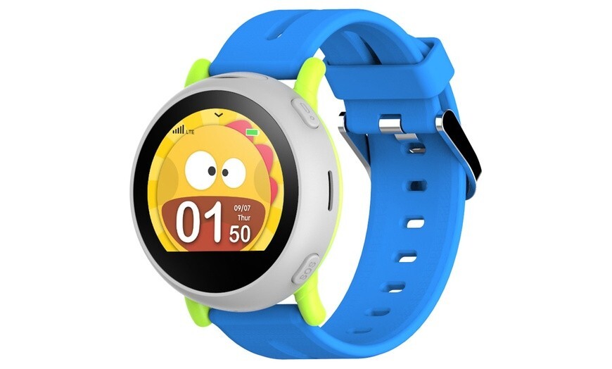 Coolpad Dyno 301A Smartwatch for Kids Blue Lime Kit iOS Android SOS