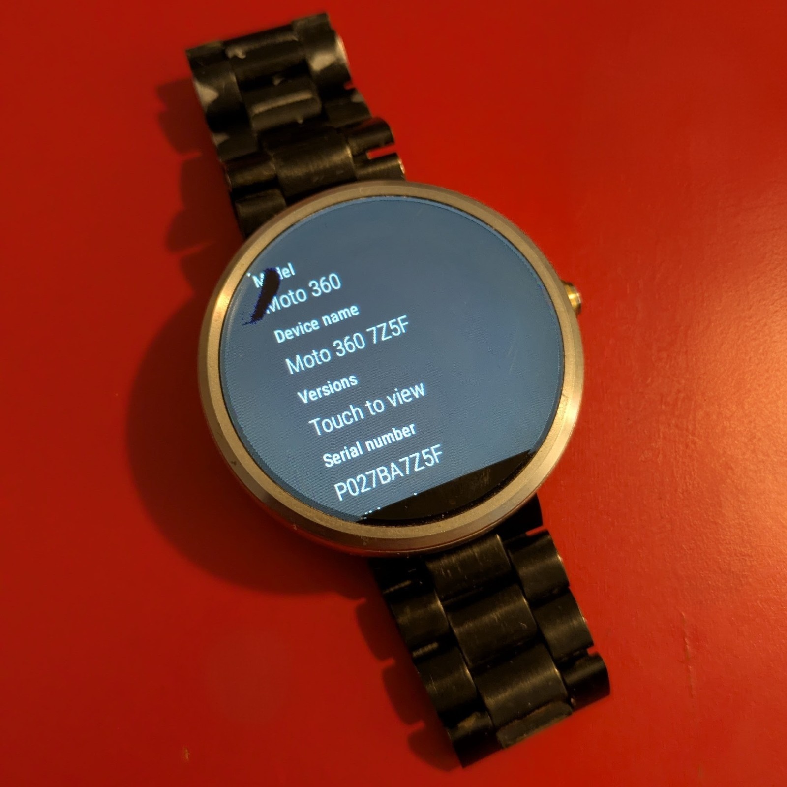 Moto 360 Smartwatch 1st Generation, Wireless, Android Wear