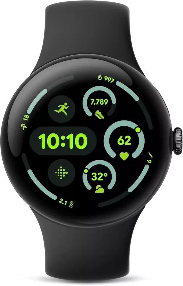 Google Pixel Watch 3 – 45mm (Bluetooth) – Matte Black