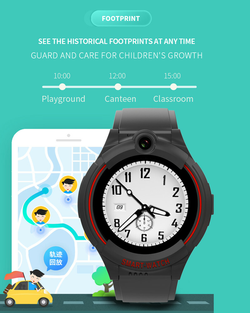 Kids Smart Watch 4G SOS Call Phone Watch with Camera for Boys Girls Wristwatch