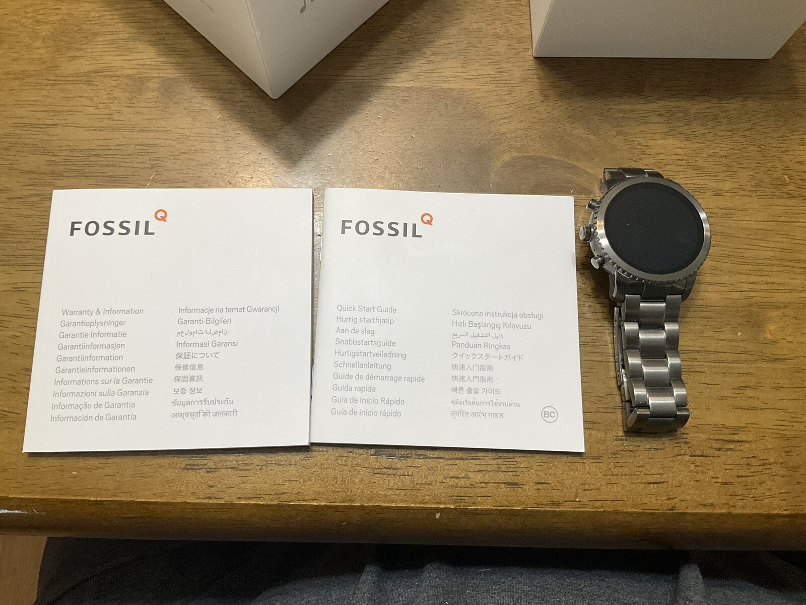 Fossil Q Explorist Gen 3 45mm Smoke Stainless Steel Smartwatch