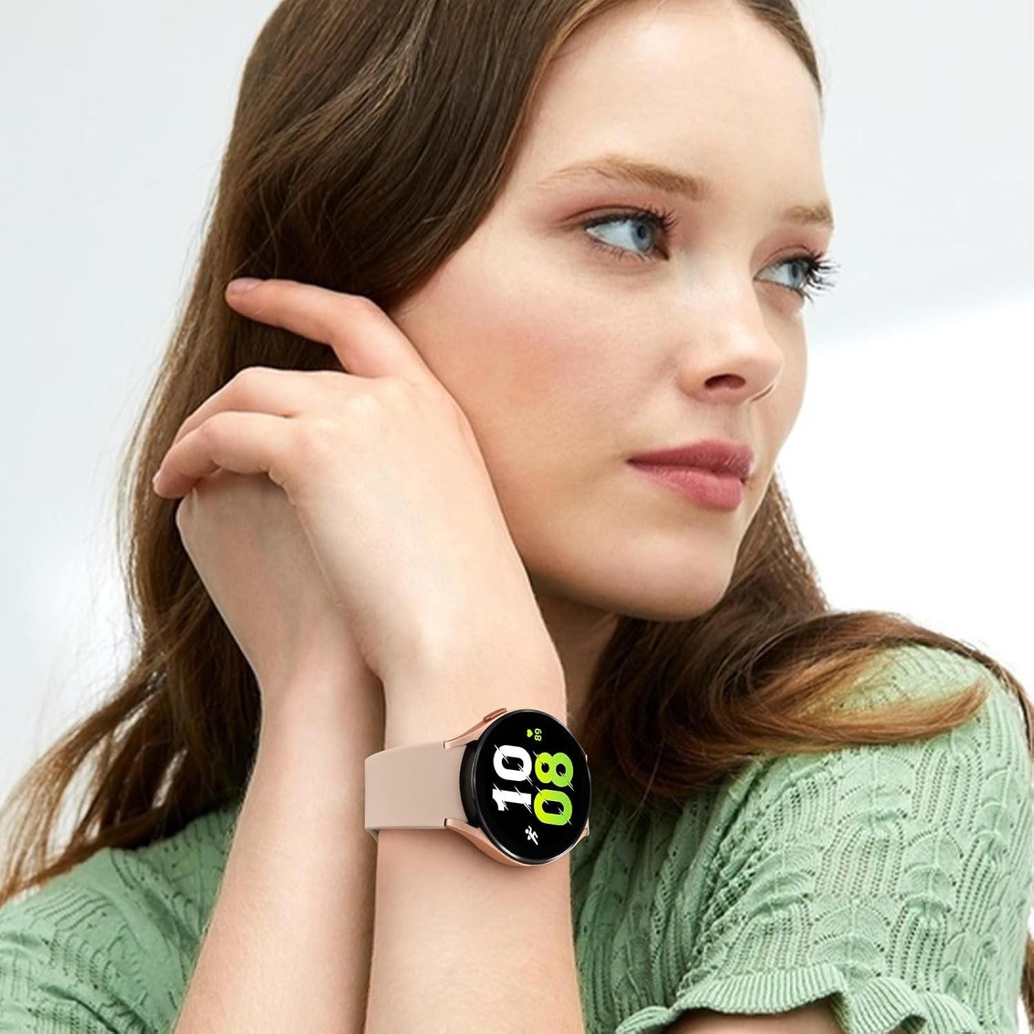 4-Pack Sport Bands in Soft Silicone for Samsung Galaxy Watch 7 44mm 40mm