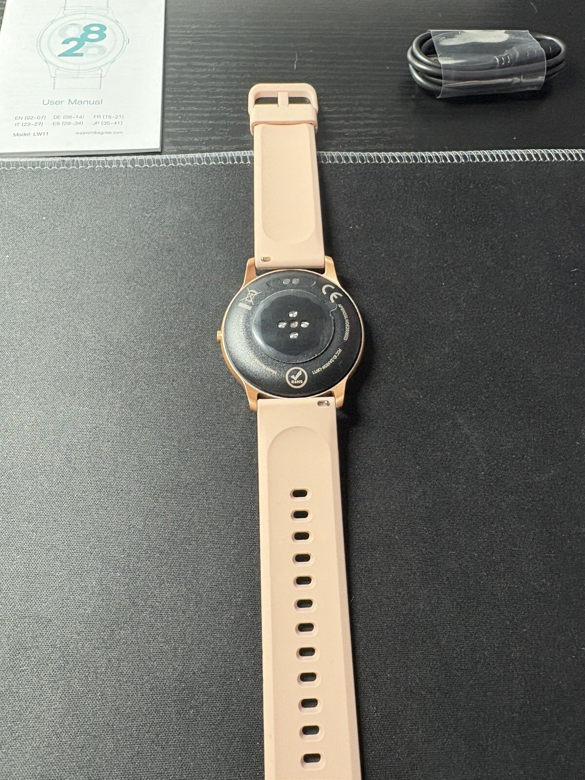 AGPTEK Smart Watch for Women, 5ATM Waterproof Smartwatch for Android and iOS
