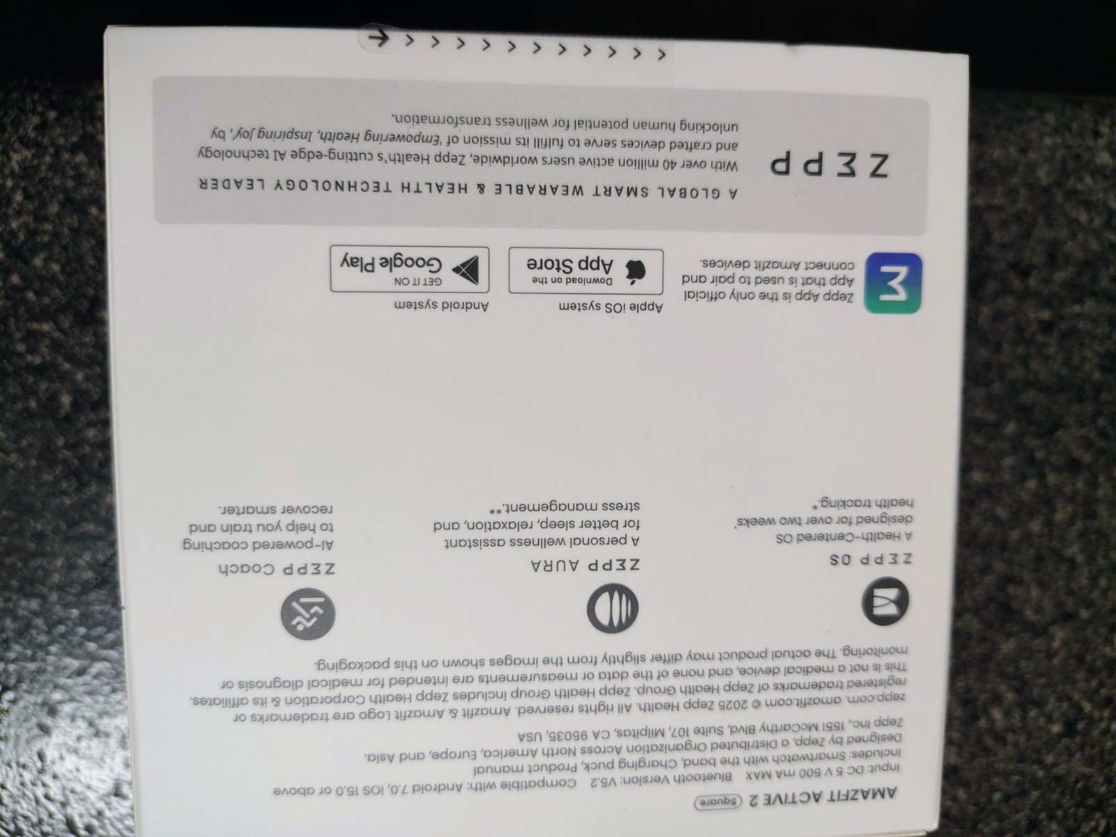 Amazfit Active 2 Premium Smart Watch (Square) – Brand New SEALED
