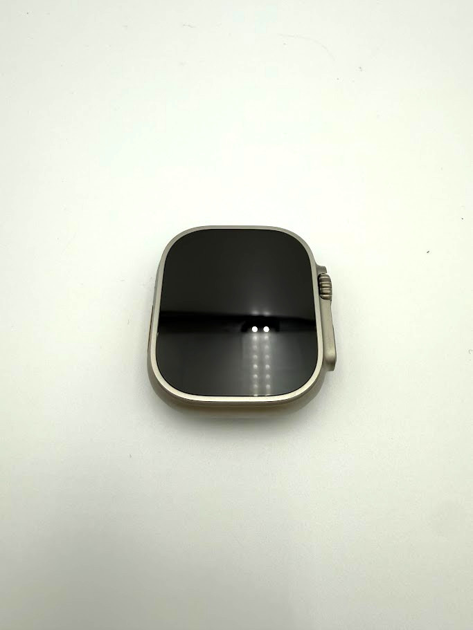 Open Box – Apple Watch Ultra 49MM Natural Titanium Yellow Ocean Band MNH93LL/A