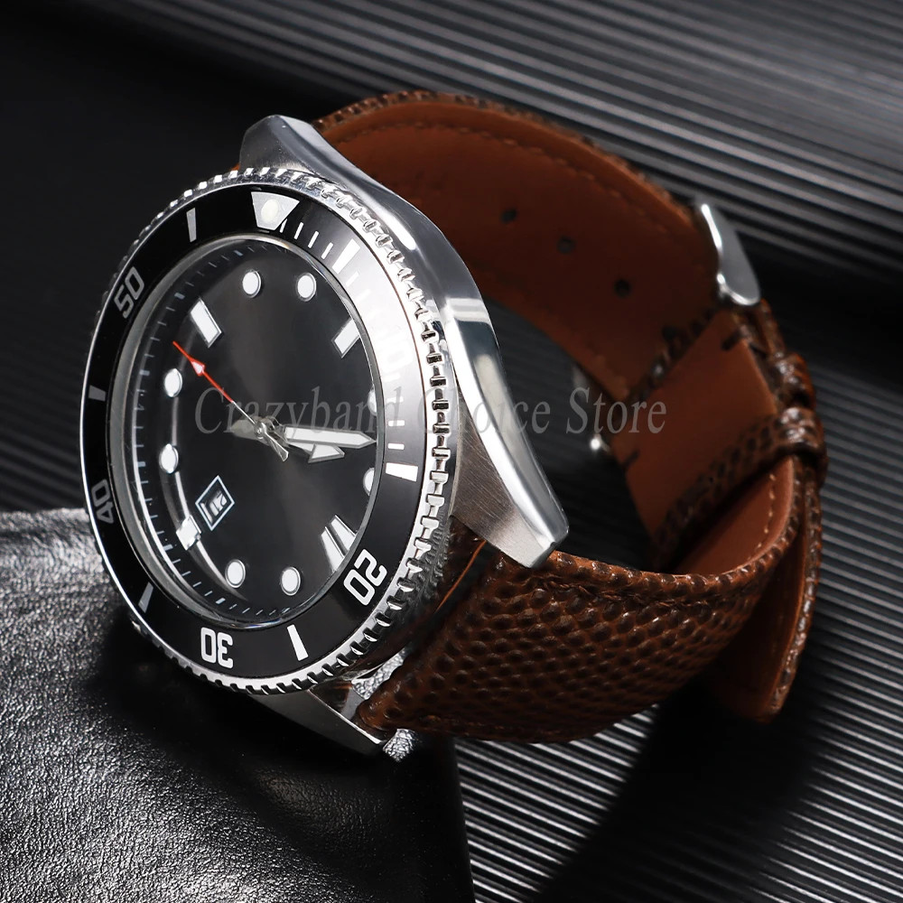 Lizard Texture Leather Watch Strap 14mm 16mm 18mm 19mm 20mm 21mm 22mm Business C